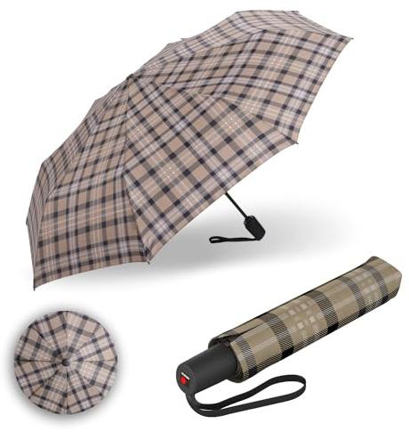 Knirps Regenschirm I.200 Medium Duomatic in verschiedenen Farben mit Schirmtasche I kleiner Taschenschirm mit Drucktaste I Regenschirm automatisch & kompakt I Taschenregenschirm leicht & sturmfest