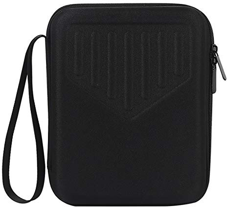 Qwertfeet 17 Tasten Kalimba Case Daumen Klavier Box Tasche Wasserdicht StoßFest Percussion Tastatur Musik Instrumente Teil Schwarz