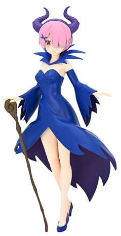 Furyu Re:Zero Starting Life in Another World: Ram Sleeping Beauty Fairy Tall Series SSS Figure (version autre couleur)