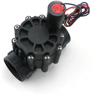 CIJIAOPOYU 220 V 24 V 12 V Normal Geschlossen Magnetventil 1/2 3/4 1 1-1/4 Nylon Wasser Ventil DN15 DN20 for Bauernhof Garten Landschaft Bewässerung(1/2,DC12V)