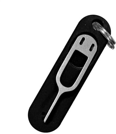 Simm Auswerfer Werkzeug | Edelstahl Auswerfer Pin | Simm Card Tool | Simm Card Removal Tool | Simm Card Tray Öffnungswerkzeug | Nadelöffner Auswerfer Abnehmbarer Schlüsselanhänger Charm für