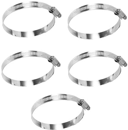 Edelstahl-Klemme, Halsklemme, Wasserrohrklemme, Rohrclip, Festziehklemme, Gasrohr (10–16 mm)