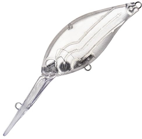 Schwimmender Kunstköder, 12 cm, 25,5 g, unlackiert, 10 Stück, Crankbait, Wobbler, tiefes Wasser