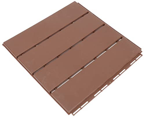 jojofuny Pavimento in Legno-plastica Per Esterni Per e Cortili Giunzioni Per Pavimentazione Facile e Resistente