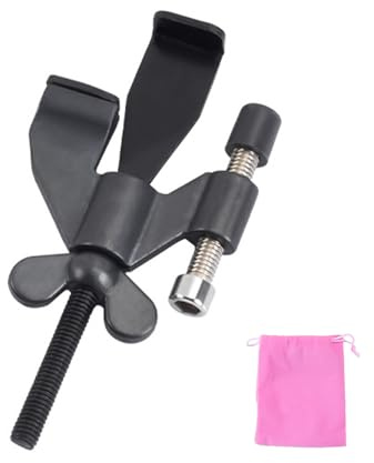 Verrou de porte portable noir, serrure de sécurité supplémentaire et d'intimité, serrure de porte de sécurité domestique, solide, sans perforation, réglable et facile à installer, pour voyage, maison