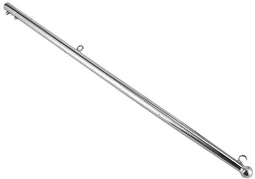 Tbest FLAG POLE STAINLESS STEEL BOAT MARINE YACHT RAIL MOUNT STAFF HOLDER 610MM 304 DURABLE STURDY LONG SERVICE LIFE FOR RECREATIONAL VEHICLE