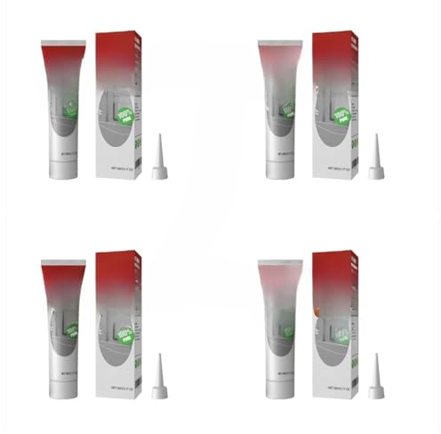 STREAMVOY Lot de 4 gels anti-moisissures puissants de 90 g, nettoyant anti-taches pour salle de bain, cuisine, carrelage mural, élimine sans effort les moisissures tenaces et les moisissures