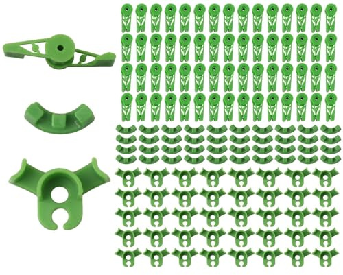 140 Stück Pflanzenbieger, Lst Clips, 360 Grad und 90 Grad Pflanzenclips