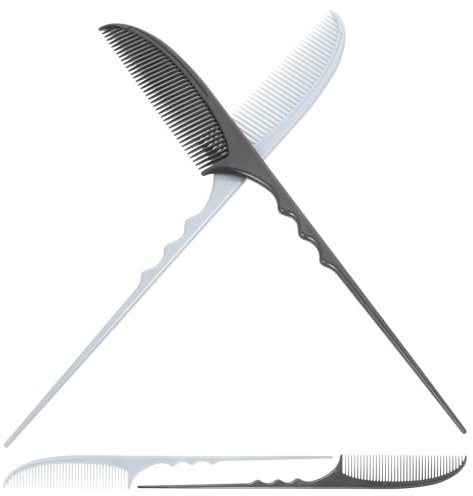 Toyvian 4pezzi Pettini per Capelli Riutilizzabili Pettine Coda Strumento per Separazione dei Capelli Pettine Coda da Salone