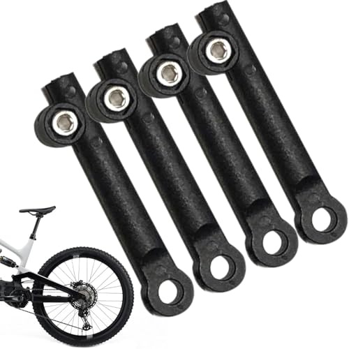 Generisch 4 Stück Fahrradschutzblech Stützrahmen,Fahrrad Schutzblech Halterung,Fahrräder Kotflügel Teile Edelstahl Gabelhalterung Adapter für Mountainbikes