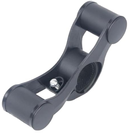 ANDRESLAD Extensión de Manillar para Bicicleta de Montaña en Plástico Negro Función de Almacenamiento y Montaje para Accesorios de Ciclismo