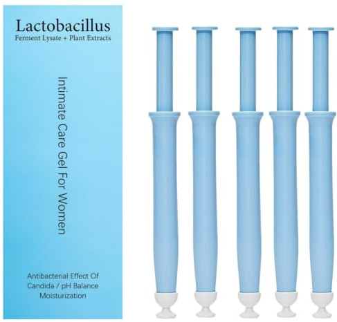 Gel Trattamento Intimo Femminile a Lactobacilli, Equilibrio del pH Vaginale, Idratante Lenitivo con Estratti Vegetali, Manutenzione Quotidiana della Zona Intima Femminile