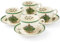 Spode Christmas Tree Teetasse und Untertasse, 4er-Set (mehrfarbig)