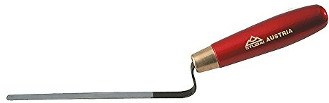 Stubai 432004 Truelle à joints, Argent/rouge, 15 mm