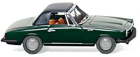WIKING 018698 Glas 1700 GT Cabrio grün geschlossen Spur H0 1:87