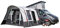 dwt Busvorzelt Patron Air HQ, aufblasbar, 340x240 +60 cm, Texolan 150, PU-beschichtet, freistehend, mit Klarfolienfenstern und Gazeeinsatz, inkl. Boden, reisecamping