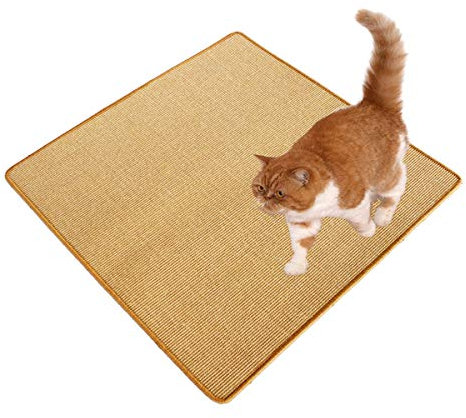 Kettelservice-Metzker Sisal Kratzmatte I Kratzteppich aus 100% Sisal I in verschiedenen Größen 100 x 100 cm