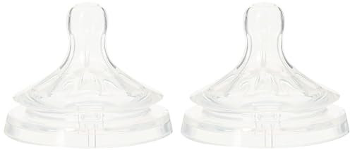 Philips Avent Natural Teat, 6 Months+, Fast Flow, Anti-colic, Pack of 2 - SCF044/27 2 Count (Pack of 1)