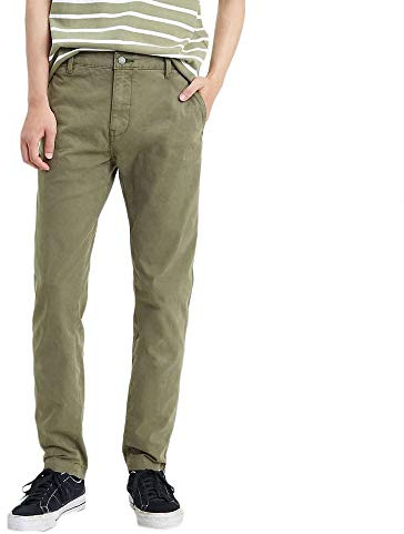 Levi's XX Chino Standard II, Pantaloni Uomo, Bunker Olive Shady Gd B, 33W / 30L