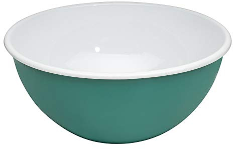 Riess, 0464-111, Obst- und Salatschüssel Ø 22cm, NATURE GREEN DARK, Vol. (rec.): 2,0 Liter, Made in Österreich, LBH: 23,4x23,4x10,3cm, 0,594kg, Ungiftig, Dauerhaft, Farbecht, Kratzfest