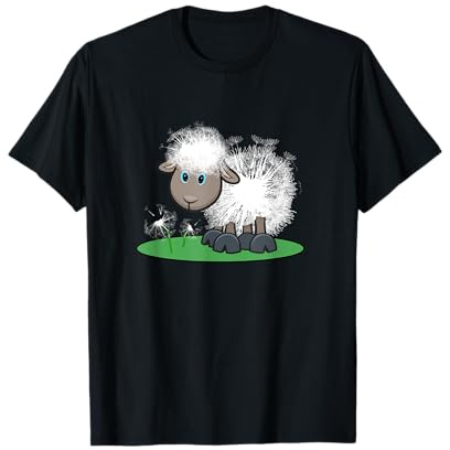 Schaf Spaß Pusteblume lustig und witzig T-Shirt