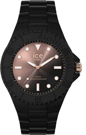 Ice-Watch - ICE generation Sunset black - Schwarze Damenuhr mit Silikonarmband - 019157 (Medium)