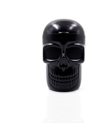 HIBRON Cenicero Para Coche Diseño Calavera, Cenicero Decorativo Para El Hogar, Hotel, Bar, Oficina, Regalo Elegante Para Hombres Y Mujeres