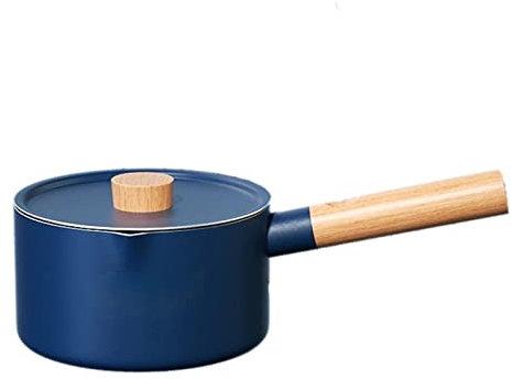 FDHESAR Stock Pot, Household Milk Pot, Complementary Pot, White Nonstick Pot, Set, Fryipan, Fryipan Steamer/Blu