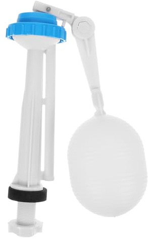 KONTONTY Dual Flush Valve Replacement Kit Toilet Float Fill Valve Plastic Adjustable Water Volume Portable Installation for Toilet Tank Repair
