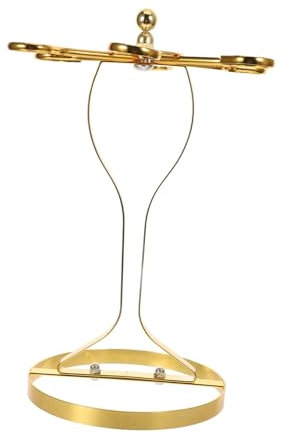 GLSTOY Countertop Wine Glass Holder Decorative Iron Stemware Rack for Displaying Wine Cups Space-saving Design for Kitchen Bar Housewarming