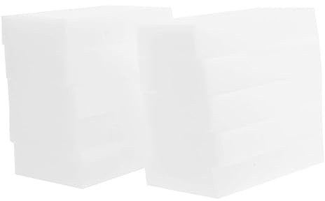 Ipetboom 100pcs Nano Cleaning Sponge Cleaning Pad, Flexible High Density Sponge Scrubber for Kitchen, Bathroom and Home Use, Strong Decontamination Eraser for Pan and Keyboard