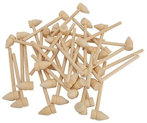 Paquete de 35 Mazos de Punta Puntiaguda, Martillo Creativo para Carpintería, Juguete de Martillo Llamativo para