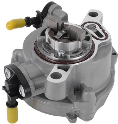 VekAuto Brake Vacuum Pump No.9804021880 Engine Brake Booster Vacuum Pump for Peugeot 206 Aluminum Alloy Silver Tone 1 Pcs