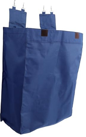 Cabilock Bolsa Organizadora De Limpieza Profesional con Hierro 50x23x60 Cm Resistente Al Polvo para Ropa Sucia y Herramientas Adecuado para Carros De Limpieza y Automóviles Color Azul
