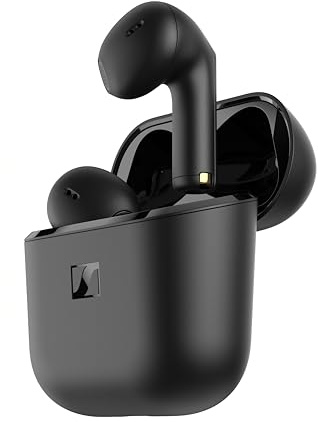 Sennheiser ACCENTUM Open Wireless Earbuds - Ear Buds with Open Design, Dynamic Sound and Bluetooth 5.3, IPX4 Splash Resistance, 28-Hour Battery Life and USB-C Charging Case - Black