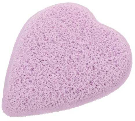 BESTYASH Spugna Detergente per Viso in Schiuma per Rimozione Impurità e Make-up, Colore Porpora