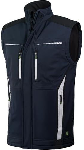 Leibwächter Flex-Line Softshell Bodywarmer Arbeitsweste Herren, Funktionsweste für Handwerk & Industrie, Weste mit wärmender Isolierung, wetterfeste Arbeitsbekleidung