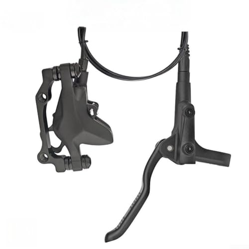 Ensemble de freins à disque hydrauliques en alliage d'aluminium, levier de frein hydraulique intégré avec système à double piston, freins avant et arrière droit avant (arrière uniquement)