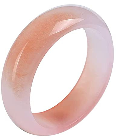 Bracciale Rigido Bracciale Rigido in Filo d'oro Rosa Chiaro, Bracciale Naturale da Donna, Polvere di Ibisco con Scatola