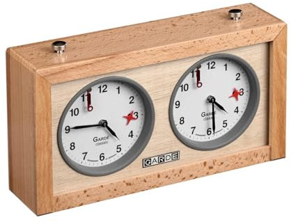 Schachuhr Garde Classic Holzgehäuse