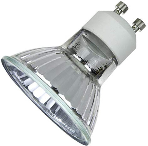 Sunlite 66050-SU Halogen MR16 Mini Reflector Flood Light Bulb, NFL, 50 Watts, 370 Lumens, GU10 Twist and Lock Base 2 Pin, 24° Beam Angle, Dimmable, 100 CRI, 120 Volts, 3200K Warm White, 1 Count
