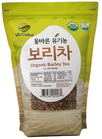 McCabe Organic Barley Tea - Rich with Fiber & Minerals | USDA and CCOF Certified Organic Tea | Product of USA | 1.5 Lbs