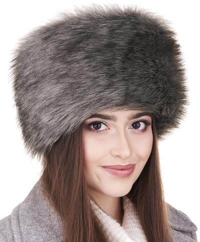 Futrzane Classic Kosakenmütze - Fellmütze Damen Winter - Pelz Russische Mütze