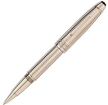 Montblanc Gold Metal Meisterstueck Geometry Solitaire 118102 Rollerball Pen