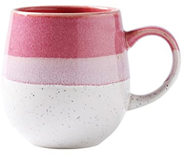 ZOGBX Tazas de café de Porcelana,Tazas de Café Florales,Tazas te Porcelana Inglesa,Juego de te,Taza de té con asa,Tazas de la Tarde Inglesa Vintage usada for Latte,Americano,Té (Color : Pink)