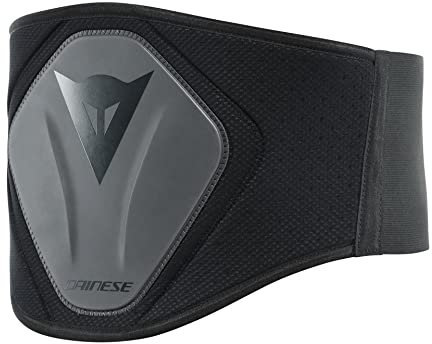 Dainese - Lumbart Belt High, Unisex Motorrad Lendengurt, Lendenwirbelstütze für Erwachsene, Halbsteife Hohe Struktur, Verstellbarer Lendengurt, Komfortabel, Schwarz
