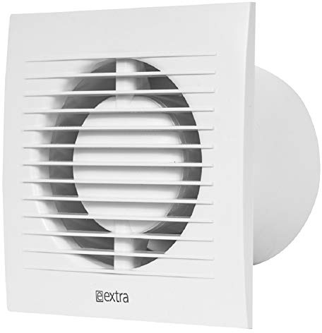 ABOUT VENT Ø 100mm Badlüfter Fan - Weiß Abluftventilator - Ventilator zur Belüftung in WC und Bad gegen Feuchtigkeit