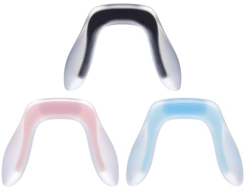 Healvian 3Er Set Silikon Nasenpads Für Brillen Weiche Flexible Nasenkissen U-Förmig Komfortable Ersatzpolster Für Sonnenbrillen Kunststoff- Und Metallfassungen 1.02 Zoll