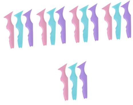 minkissy 5 Sets – Langlebige Silikon-eyeliner-schablonen Augenbrauen-hilfe Make-up-mischwerkzeug Mascara-zeichenhilfe Make-up-zubehör Eyeliner- -werkzeug 3 Stück X 5