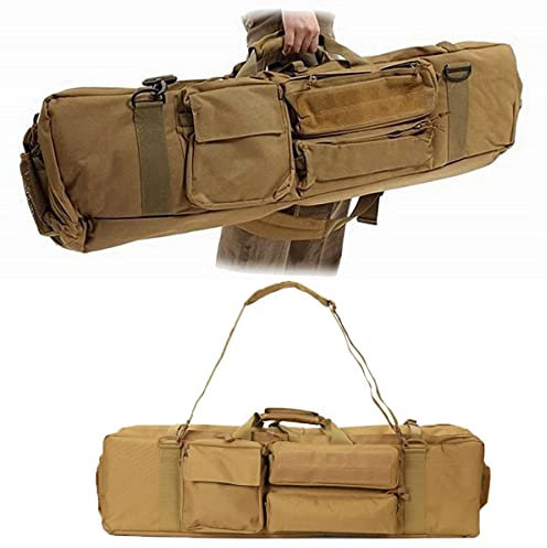 Gewehrrucksack Weiche Gewehrkoffer Gewehrkoffer Doppelter langer Gewehrkoffer, taktischer Waffenkoffer für Gewehre und langlebige Multifunktions-Gewehrtasche, abschließbare Waffentasche schützt Karab